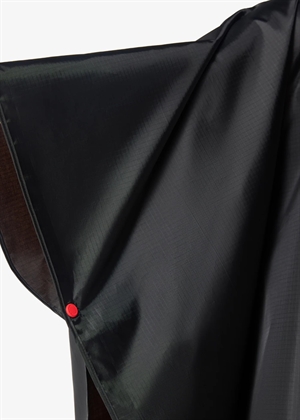 Packable poncho Black Hunter